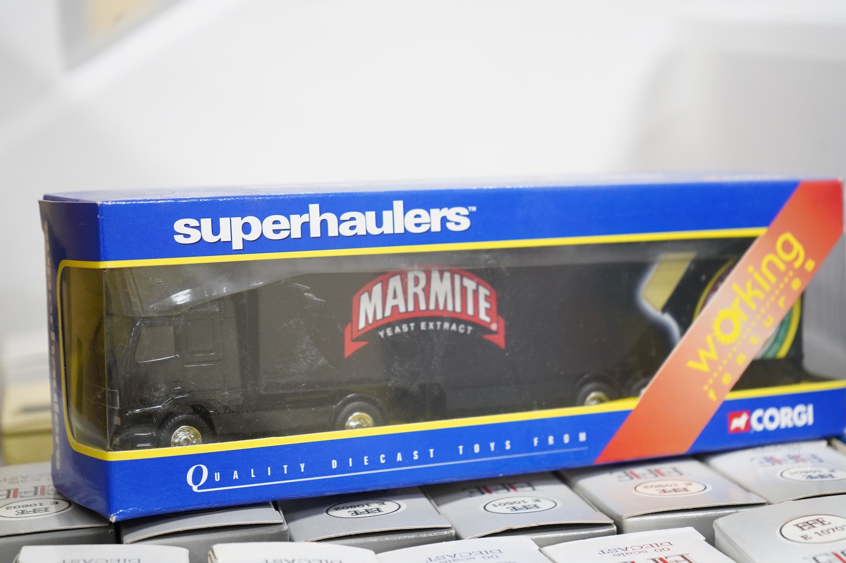 Sixty boxed diecast vehicles by EFE, Corgi Classics, Oxford Diecast, Vanguards, Corgi Aviation Archive, Matchbox Models of Yesteryear, etc. vehicles include; EFE commercial vehicles and cars, 1:76 scale trackside vehicle